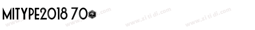 Mitype2018 70字体转换